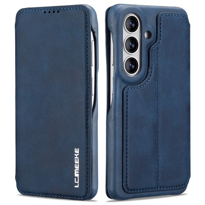 LC.IMEEKE For Samsung Galaxy S26+ Case Card Holder Stand Leather Phone Cover