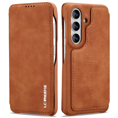 LC.IMEEKE For Samsung Galaxy S26+ Case Card Holder Stand Leather Phone Cover