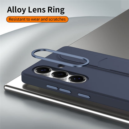 For Samsung Galaxy S26+ Case Customizable Smart Key Control Wristband Kickstand PC + Silicone Phone Cover