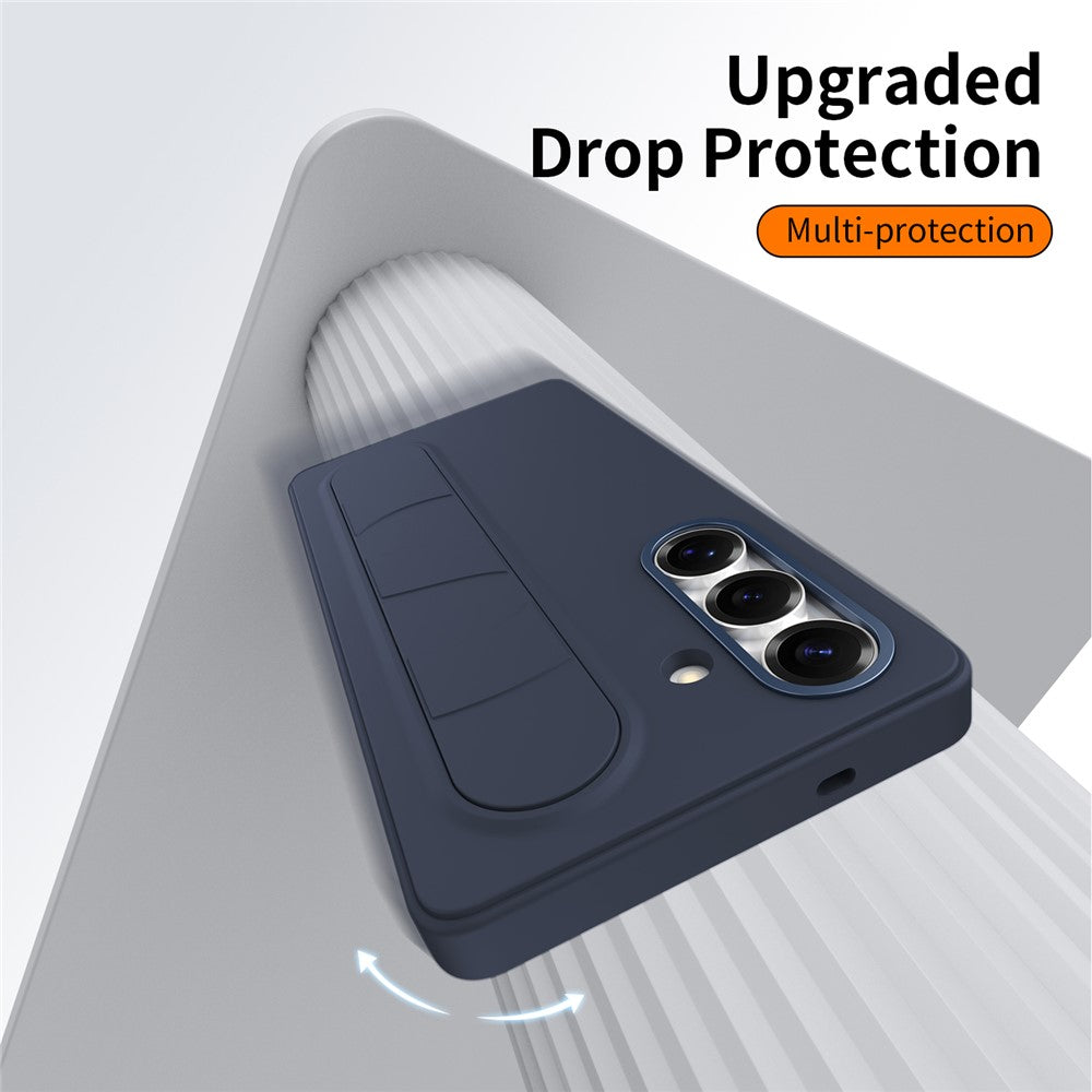 For Samsung Galaxy S26+ Case Customizable Smart Key Control Wristband Kickstand PC + Silicone Phone Cover