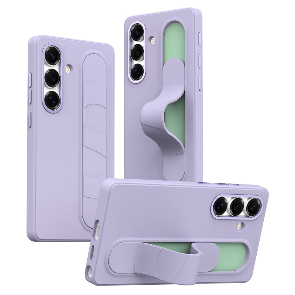 For Samsung Galaxy S26+ Case Customizable Smart Key Control Wristband Kickstand PC + Silicone Phone Cover
