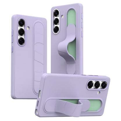 For Samsung Galaxy S26+ Case Customizable Smart Key Control Wristband Kickstand PC + Silicone Phone Cover