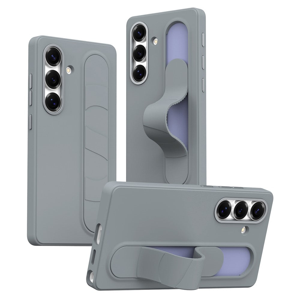 For Samsung Galaxy S26+ Case Customizable Smart Key Control Wristband Kickstand PC + Silicone Phone Cover