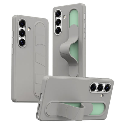 For Samsung Galaxy S26+ Case Customizable Smart Key Control Wristband Kickstand PC + Silicone Phone Cover