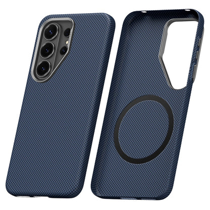 SULADA For Samsung Galaxy S26 Ultra Protective Magnetic Case Kevlar Grid Textured Anti Fingerprint PC Phone Cover