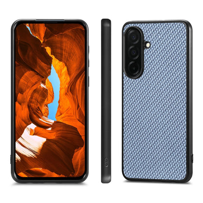 For Samsung Galaxy S26+ Case Carbon Fiber Texture PU Leather + PC + TPU Phone Cover