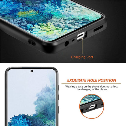 For Samsung Galaxy S26+ Case Carbon Fiber Texture PU Leather + PC + TPU Phone Cover