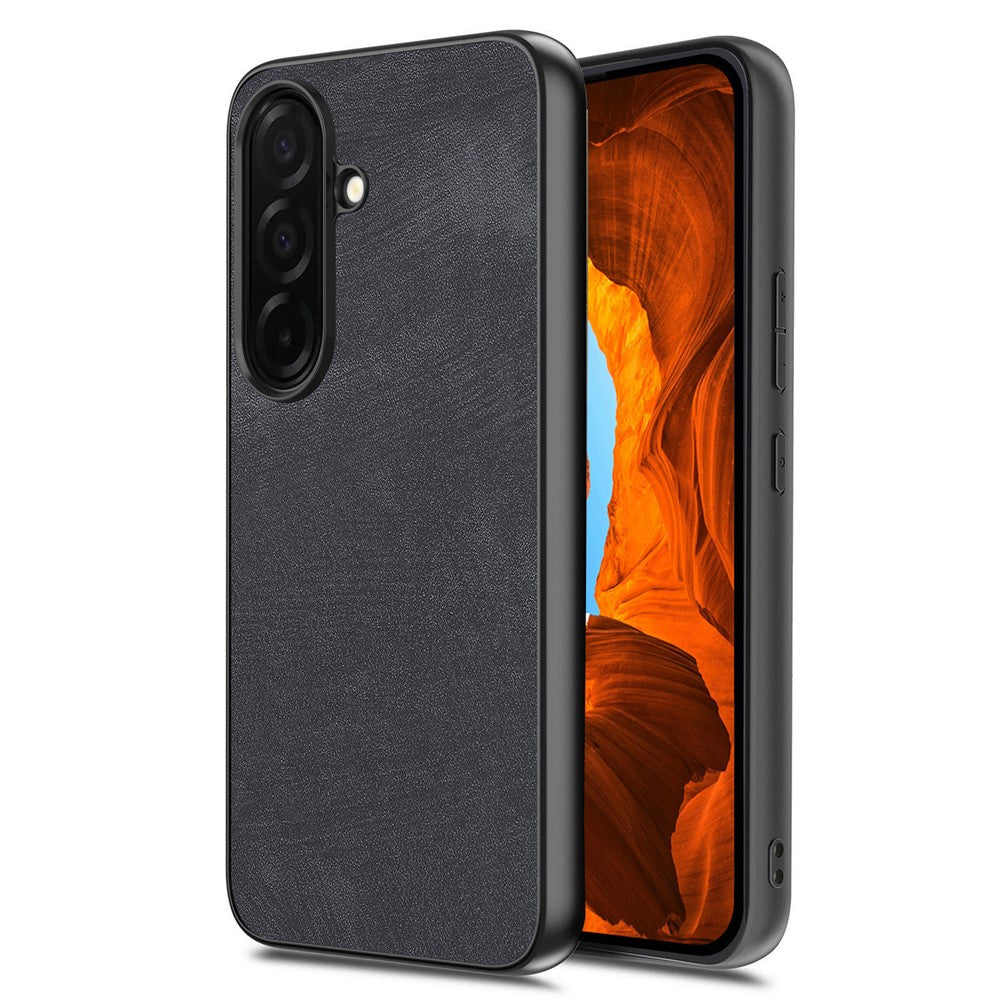 For Samsung Galaxy S26+ Case Shockproof Slim Retro Leather Phone Back Cover