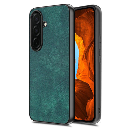 For Samsung Galaxy S26+ Case Shockproof Slim Retro Leather Phone Back Cover