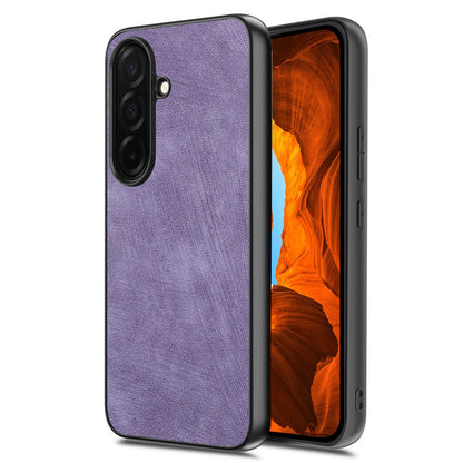 For Samsung Galaxy S26+ Case Shockproof Slim Retro Leather Phone Back Cover