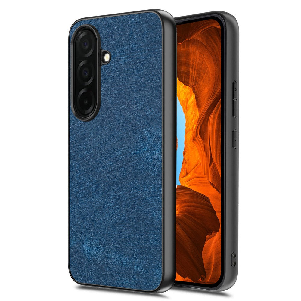 For Samsung Galaxy S26+ Case Shockproof Slim Retro Leather Phone Back Cover