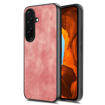 For Samsung Galaxy S26+ Case Shockproof Slim Retro Leather Phone Back Cover
