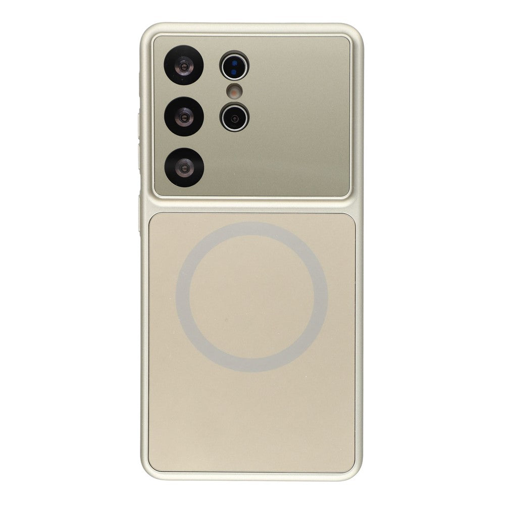 For Samsung Galaxy S25 Ultra Magnetic Case AG Matte Glass Shockproof Phone Cover