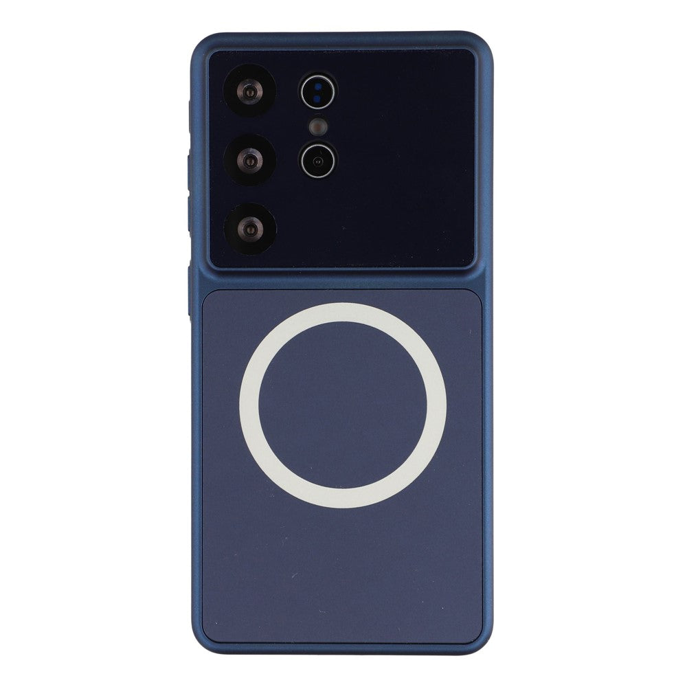 For Samsung Galaxy S25 Ultra Magnetic Case AG Matte Glass Shockproof Phone Cover