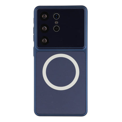 For Samsung Galaxy S25 Ultra Magnetic Case AG Matte Glass Shockproof Phone Cover