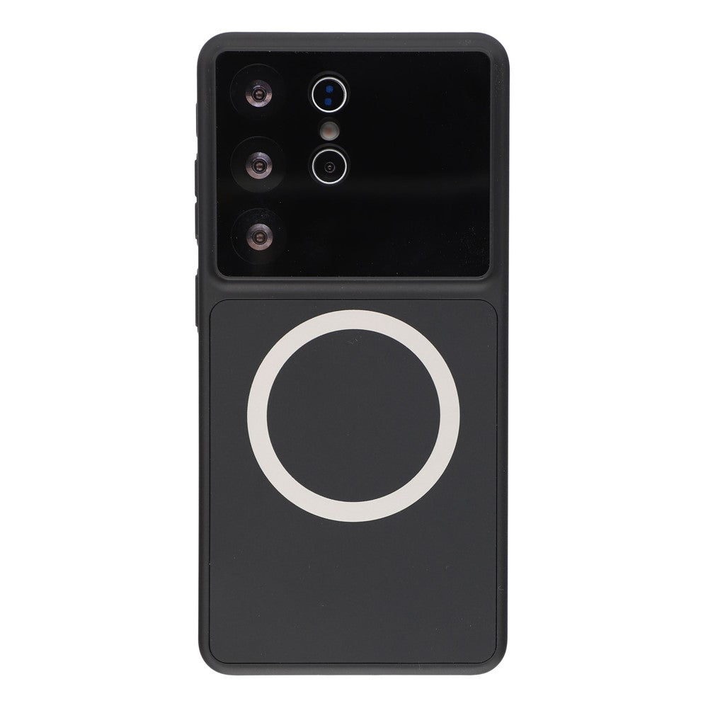 For Samsung Galaxy S25 Ultra Magnetic Case AG Matte Glass Shockproof Phone Cover