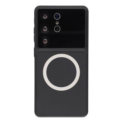 For Samsung Galaxy S25 Ultra Magnetic Case AG Matte Glass Shockproof Phone Cover