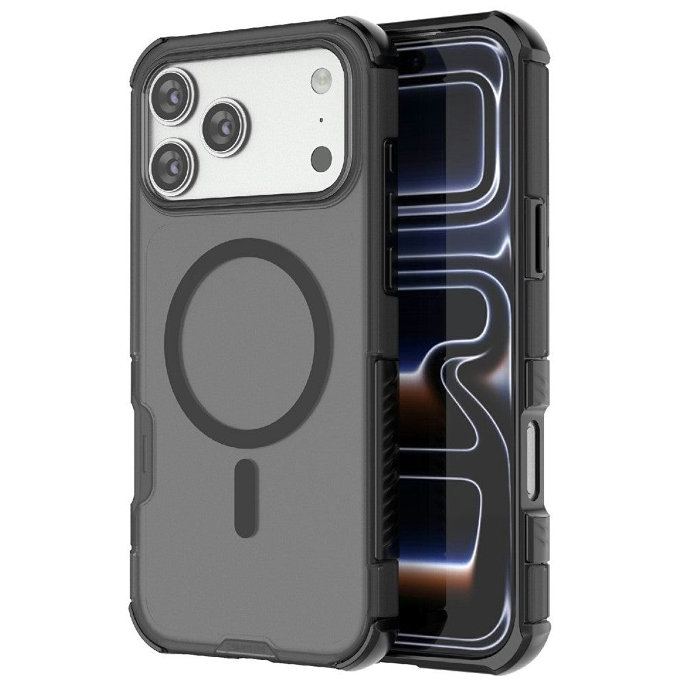 For iPhone 17 Pro Max Magnetic Case Matte Skin Touch TPU PC Anti Drop Phone Cover Compatible with MagSafe