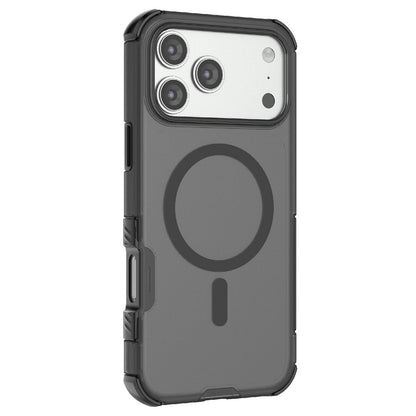 For iPhone 17 Pro Max Magnetic Case Matte Skin Touch TPU PC Anti Drop Phone Cover Compatible with MagSafe