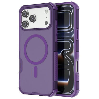 For iPhone 17 Pro Max Magnetic Case Matte Skin Touch TPU PC Anti Drop Phone Cover Compatible with MagSafe