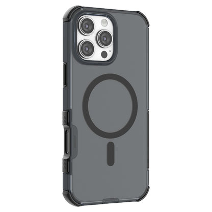 For iPhone 16 Pro Max Magnetic Case Matte Skin Touch TPU PC Anti Drop Phone Cover Compatible with MagSafe