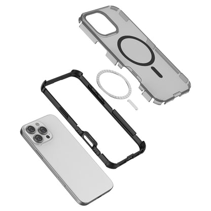 For iPhone 16 Pro Max Magnetic Case Matte Skin Touch TPU PC Anti Drop Phone Cover Compatible with MagSafe