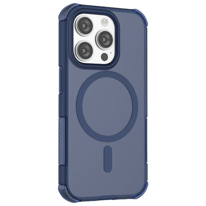 For iPhone 15 Pro Max Magnetic Case Matte Skin Touch TPU PC Anti Drop Phone Cover Compatible with MagSafe
