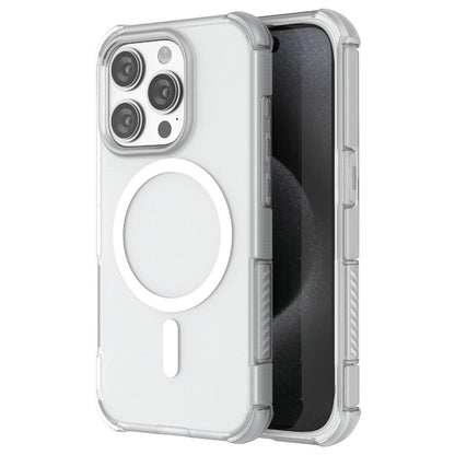 For iPhone 15 Pro Max Magnetic Case Matte Skin Touch TPU PC Anti Drop Phone Cover Compatible with MagSafe
