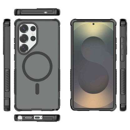 For Samsung Galaxy S25 Ultra Magnetic Case Matte Skin Touch TPU PC Anti Drop Phone Cover