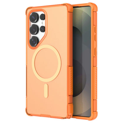 For Samsung Galaxy S25 Ultra Magnetic Case Matte Skin Touch TPU PC Anti Drop Phone Cover