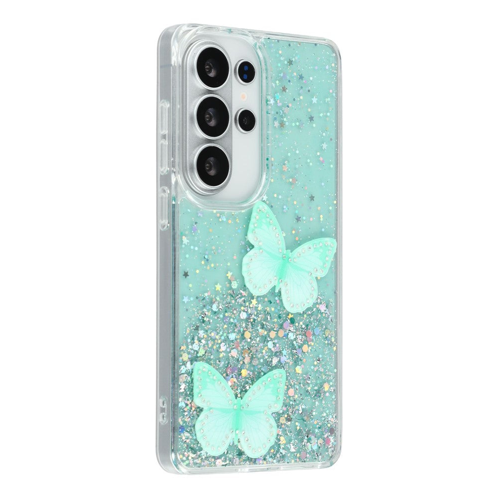 For Samsung Galaxy S26 Ultra Case Epoxy PVC Butterfly TPU Aesthetics Phone Cover