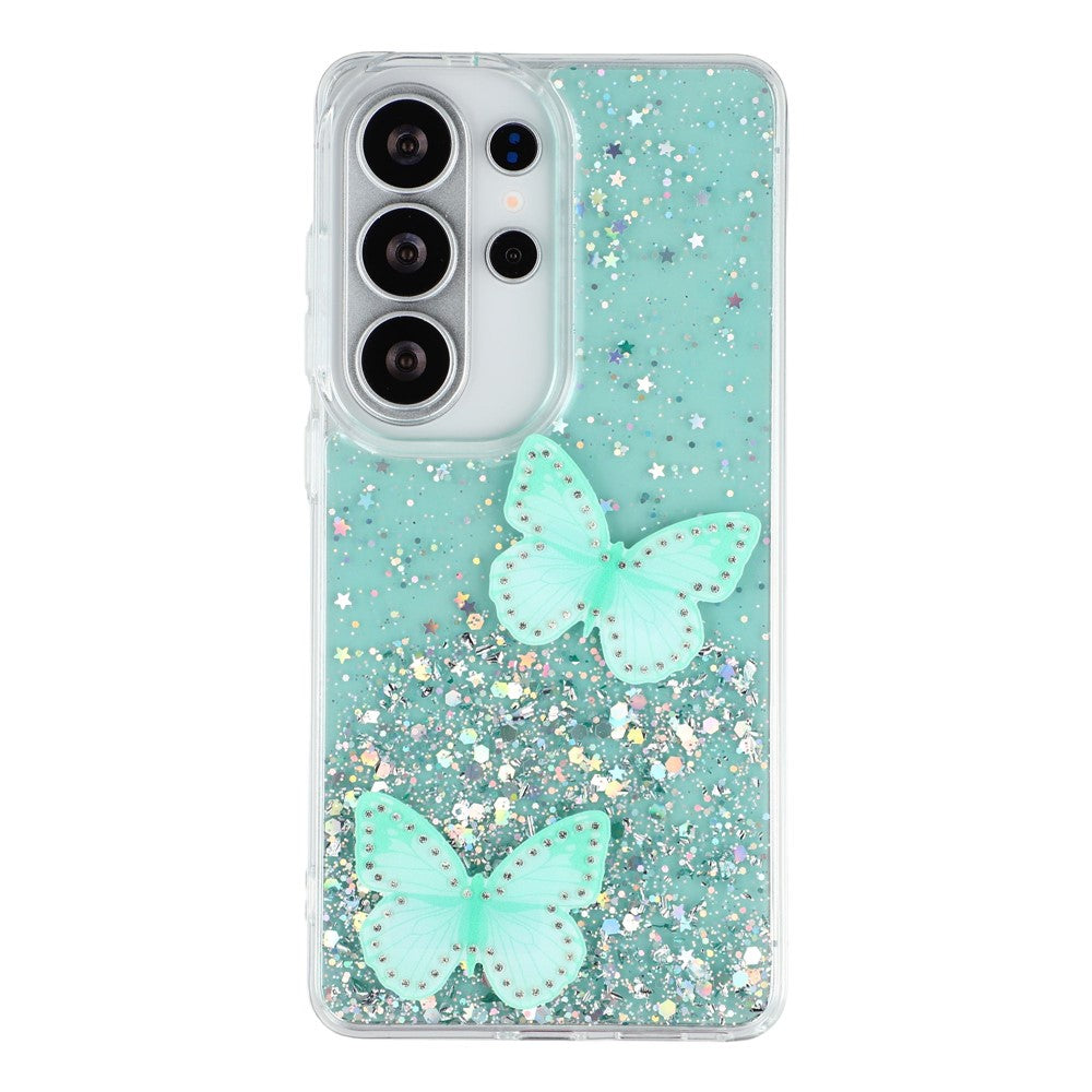 For Samsung Galaxy S26 Ultra Case Epoxy PVC Butterfly TPU Aesthetics Phone Cover