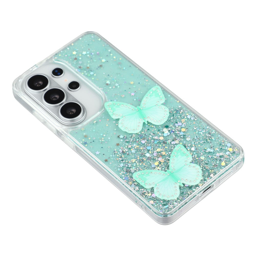 For Samsung Galaxy S26 Ultra Case Epoxy PVC Butterfly TPU Aesthetics Phone Cover
