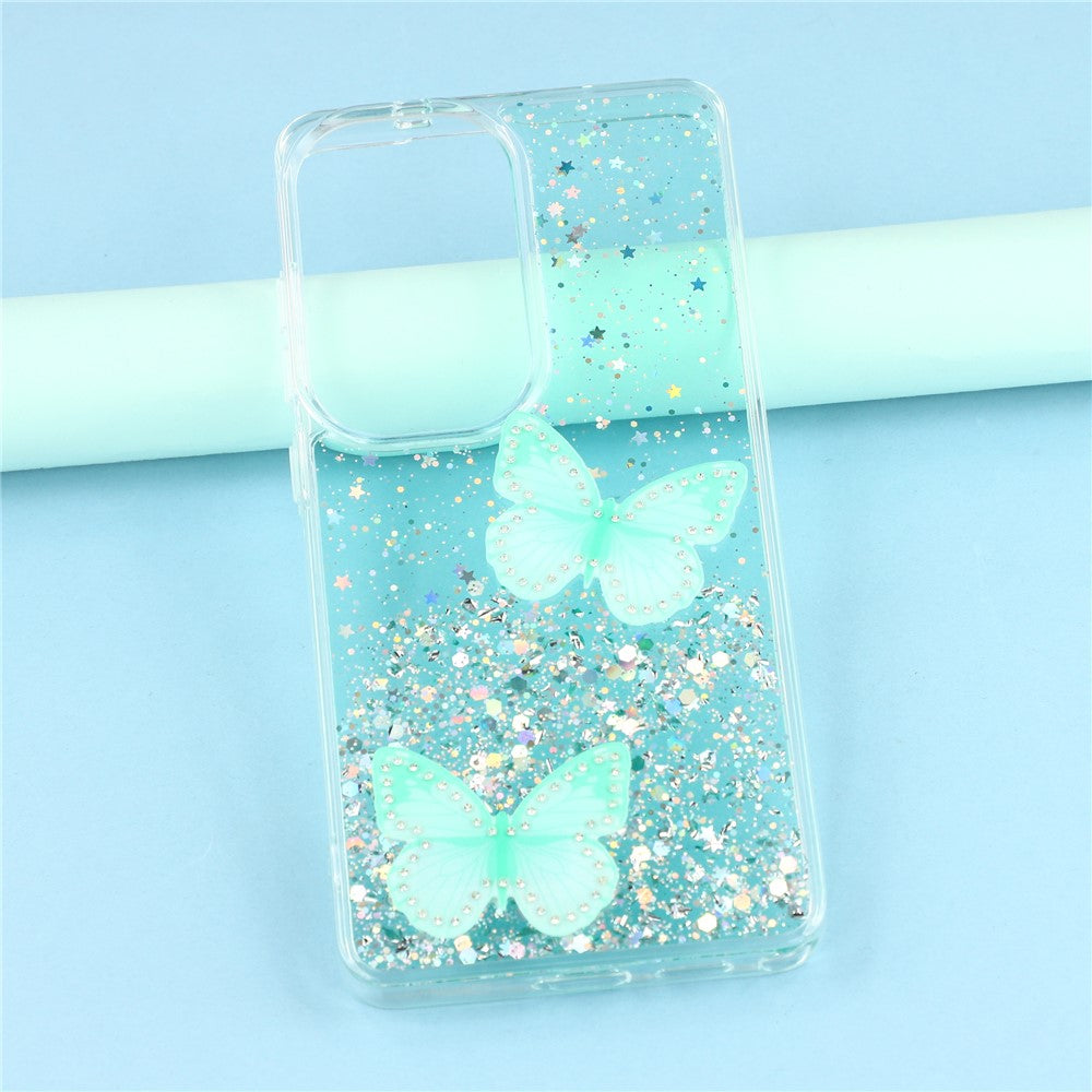 For Samsung Galaxy S26 Ultra Case Epoxy PVC Butterfly TPU Aesthetics Phone Cover