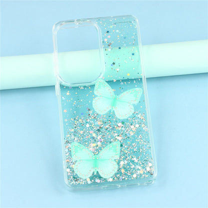 For Samsung Galaxy S26 Ultra Case Epoxy PVC Butterfly TPU Aesthetics Phone Cover