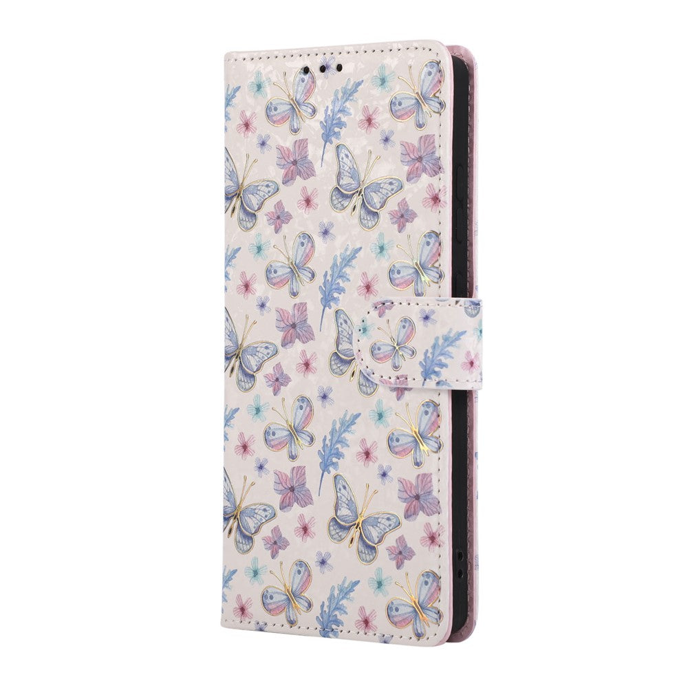 For Samsung Galaxy S26 Ultra Case RFID Blocking Flower Leather Phone Cover