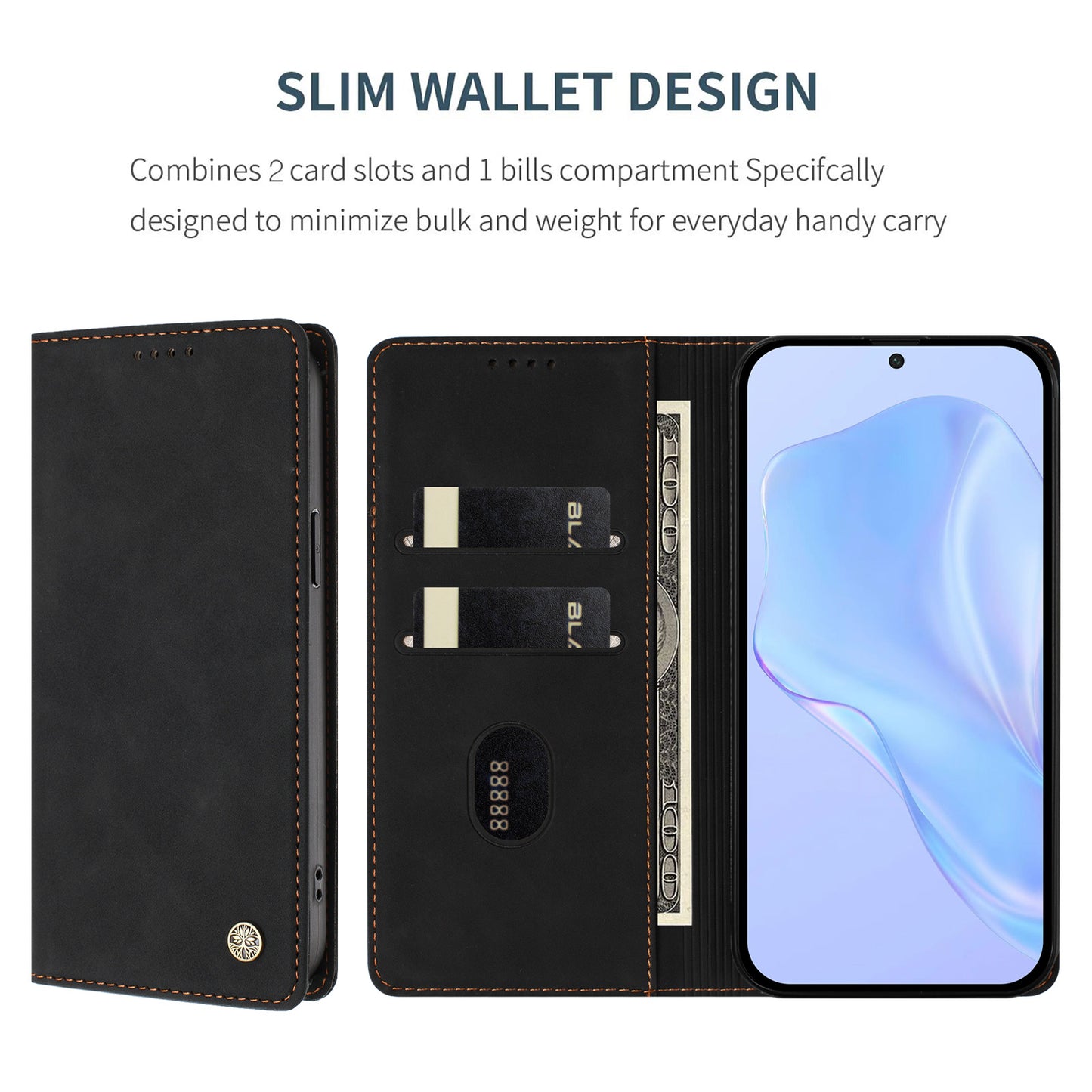 For Samsung Galaxy S26+ Case HX RFID Blocking Wallet Stand Leather Flip Phone Cover