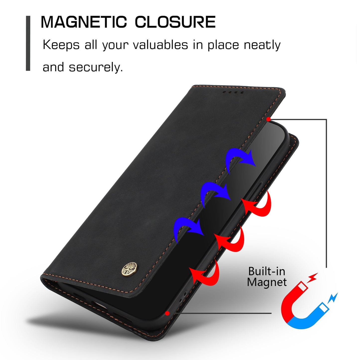 For Samsung Galaxy S26+ Case HX RFID Blocking Wallet Stand Leather Flip Phone Cover