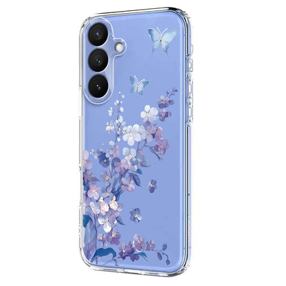 For Samsung Galaxy S26+ Case Butterfly Floral Pattern Printing TPU Phone Back Cover