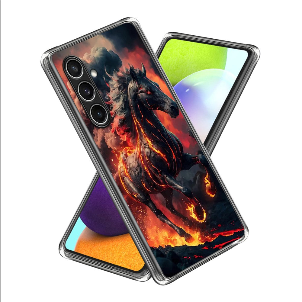 For Samsung Galaxy S26+ Case IMD Pattern Printed Shockproof TPU Phone Cover