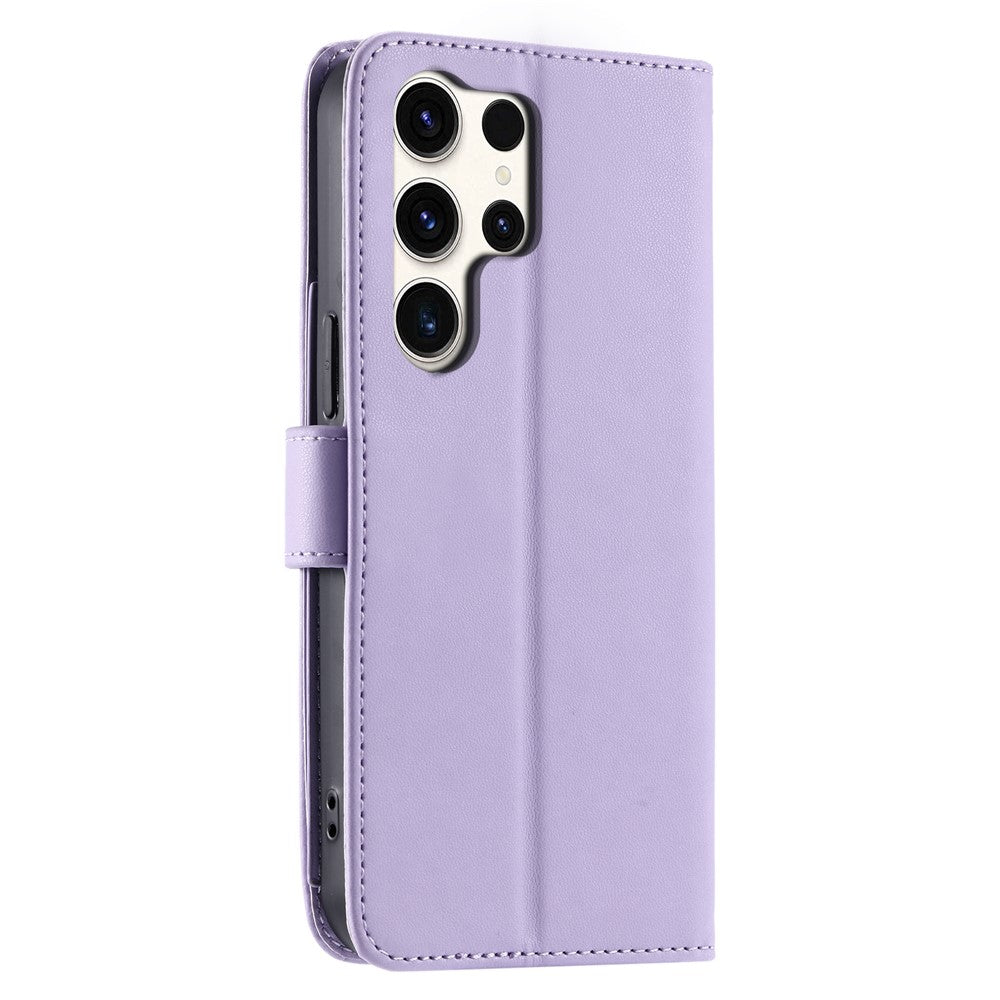 For Samsung Galaxy S26 Ultra Case Ring Buckle Wallet Stand Rhombus Crossbody Leather Mobile Cover