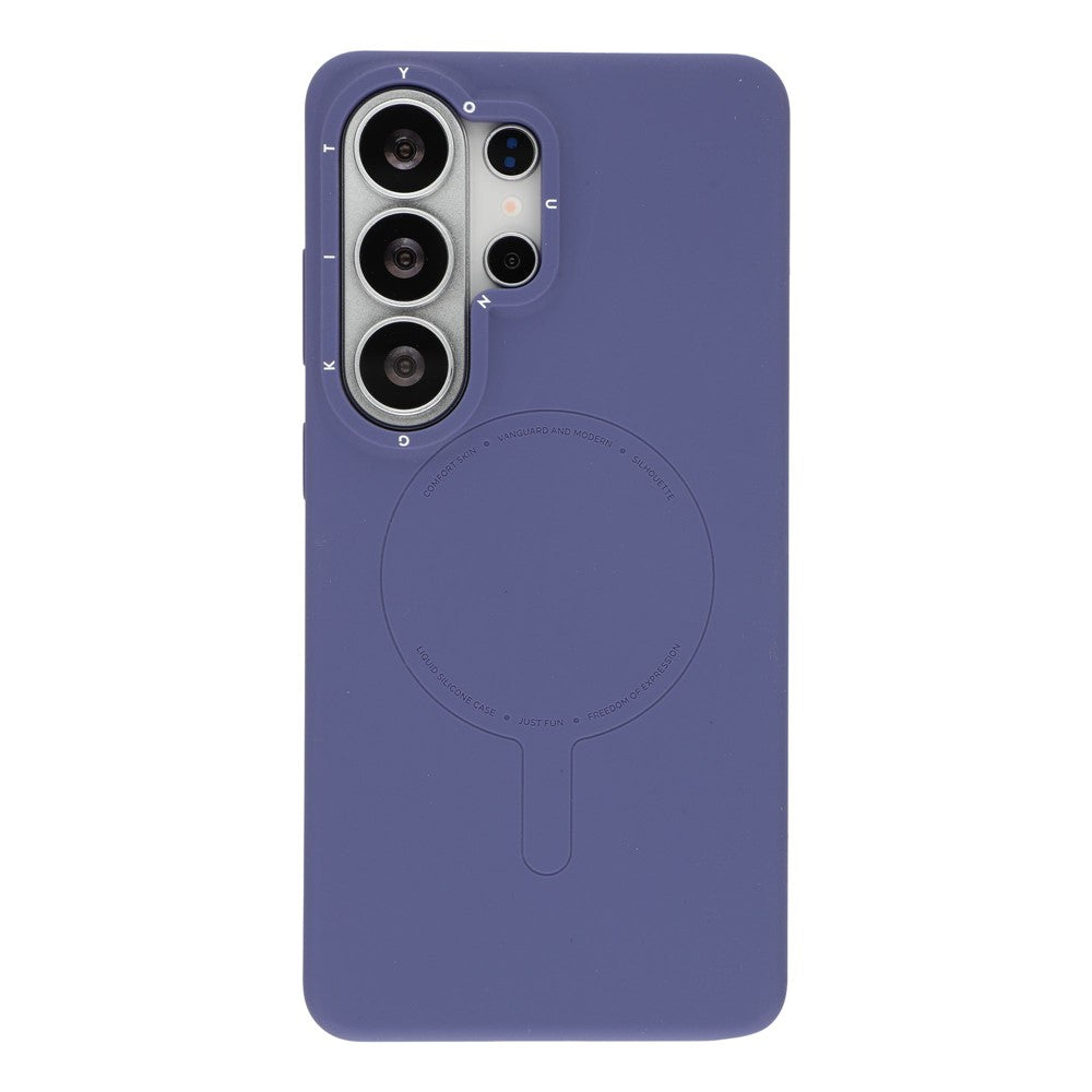 YOUNGKIT Morandi Series For Samsung Galaxy S26 Ultra Magnetic Case Liquid Silicone PC Phone Cover