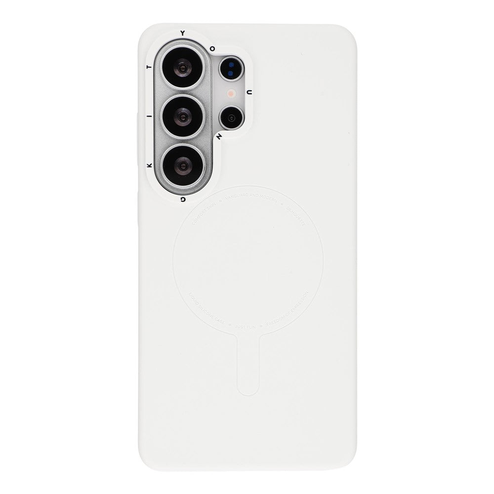 YOUNGKIT Morandi Series For Samsung Galaxy S26 Ultra Magnetic Case Liquid Silicone PC Phone Cover