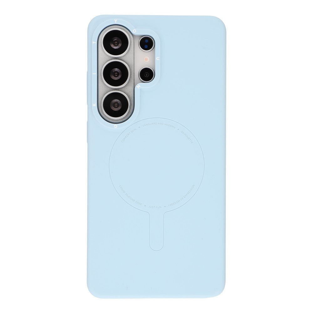 YOUNGKIT Morandi Series For Samsung Galaxy S26 Ultra Magnetic Case Liquid Silicone PC Phone Cover