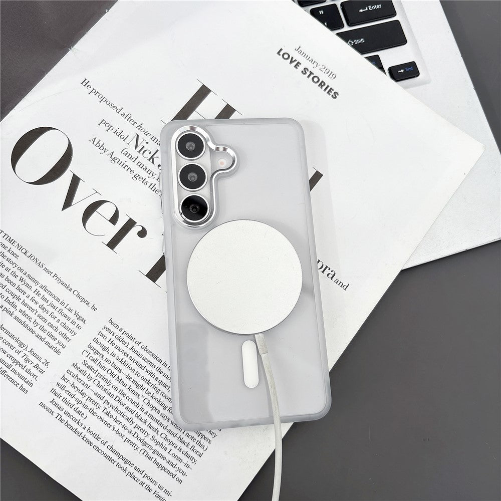 For Samsung Galaxy S26+ Magnetic Case Anti-Drop TPU + PC Phone Cover