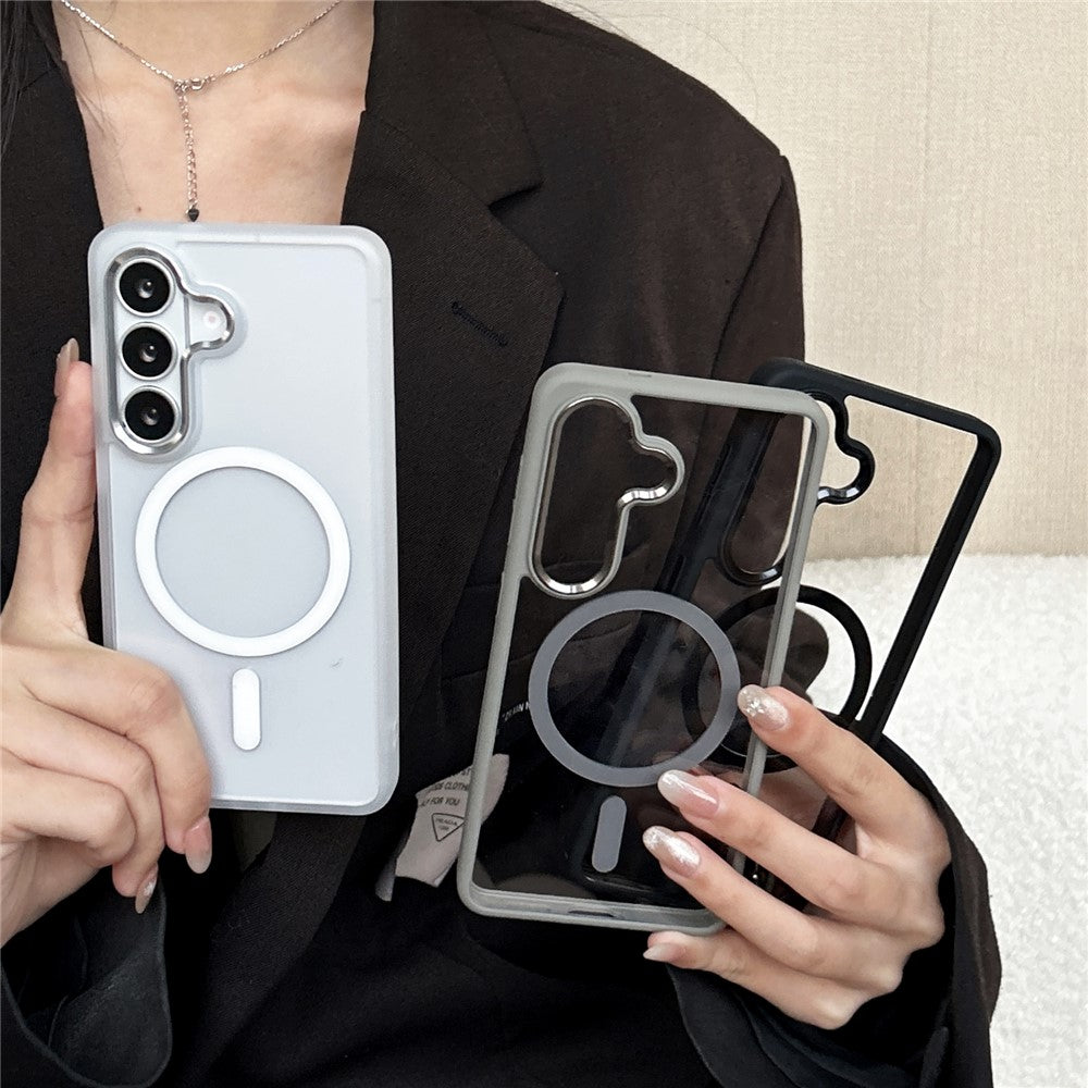 For Samsung Galaxy S26+ Magnetic Case Anti-Drop TPU + PC Phone Cover