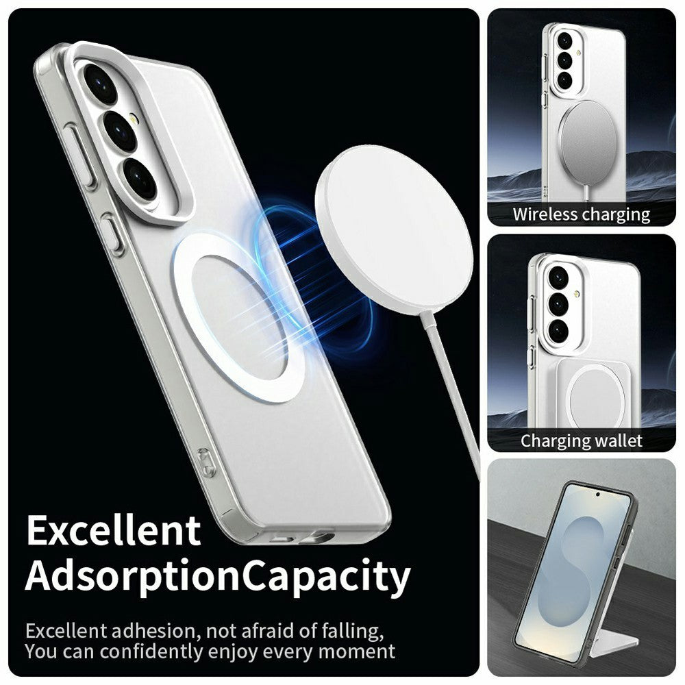 For Samsung Galaxy S26+ Magnetic Case Anti Drop Hybrid Phone Back Cover