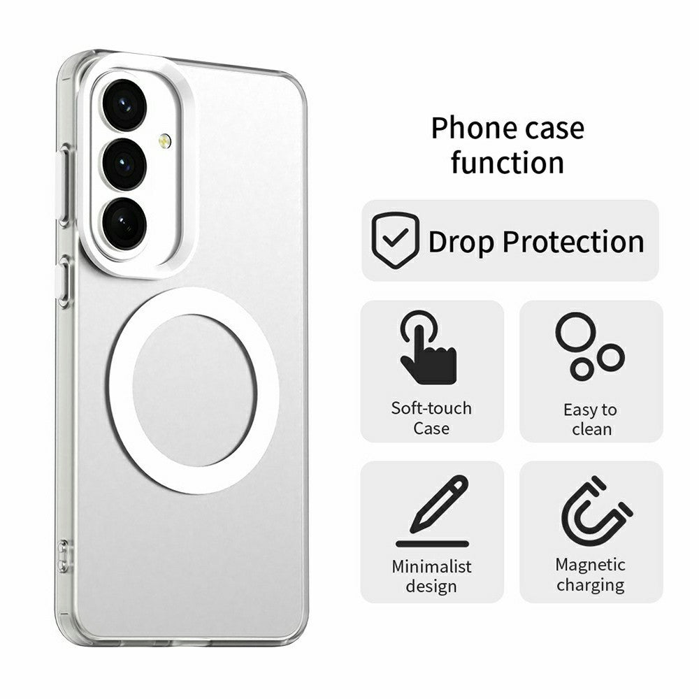 For Samsung Galaxy S26+ Magnetic Case Anti Drop Hybrid Phone Back Cover