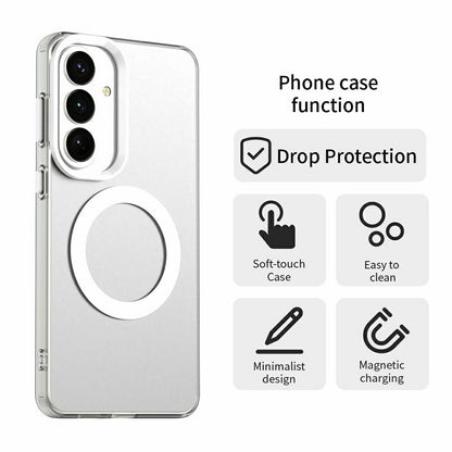 For Samsung Galaxy S26+ Magnetic Case Anti Drop Hybrid Phone Back Cover
