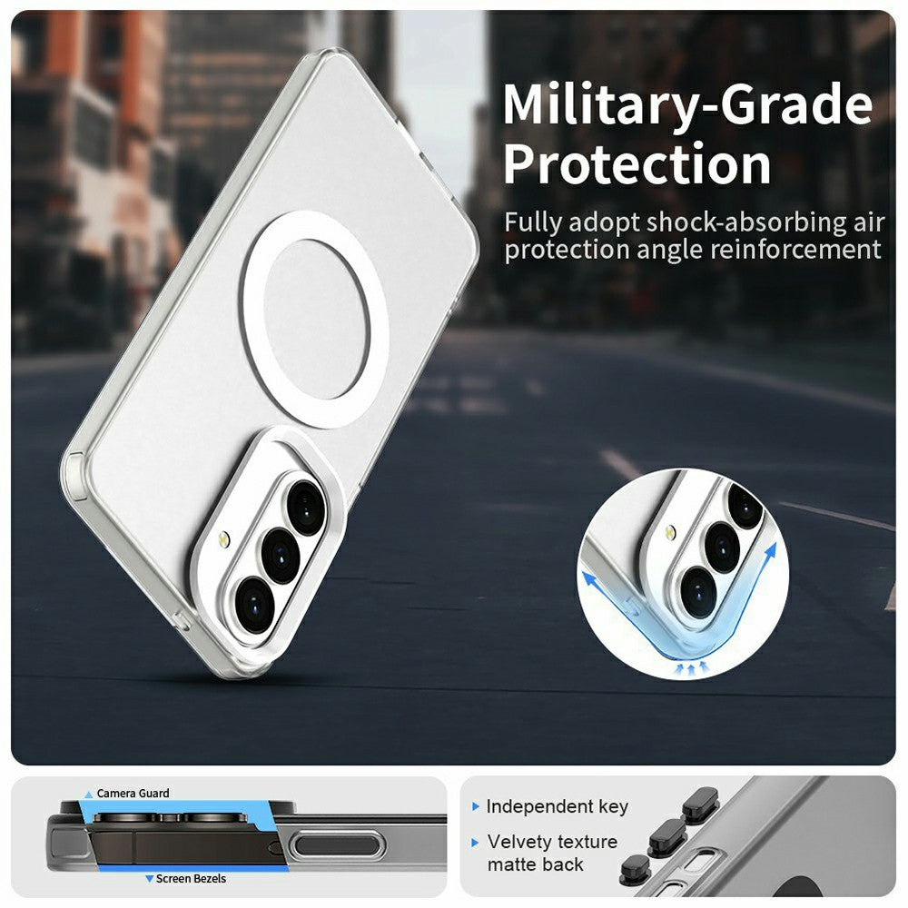 For Samsung Galaxy S26+ Magnetic Case Anti Drop Hybrid Phone Back Cover